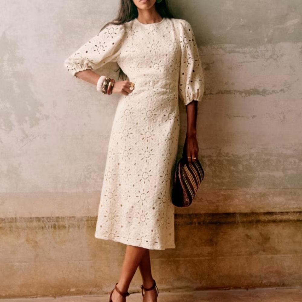 Sezane | Cali Dress | Ecru | 36 (US 4) | NWT